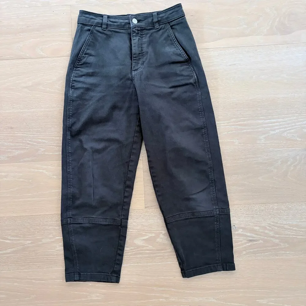 Everlane The Utility Barrel Jean Washed Black sz 2R